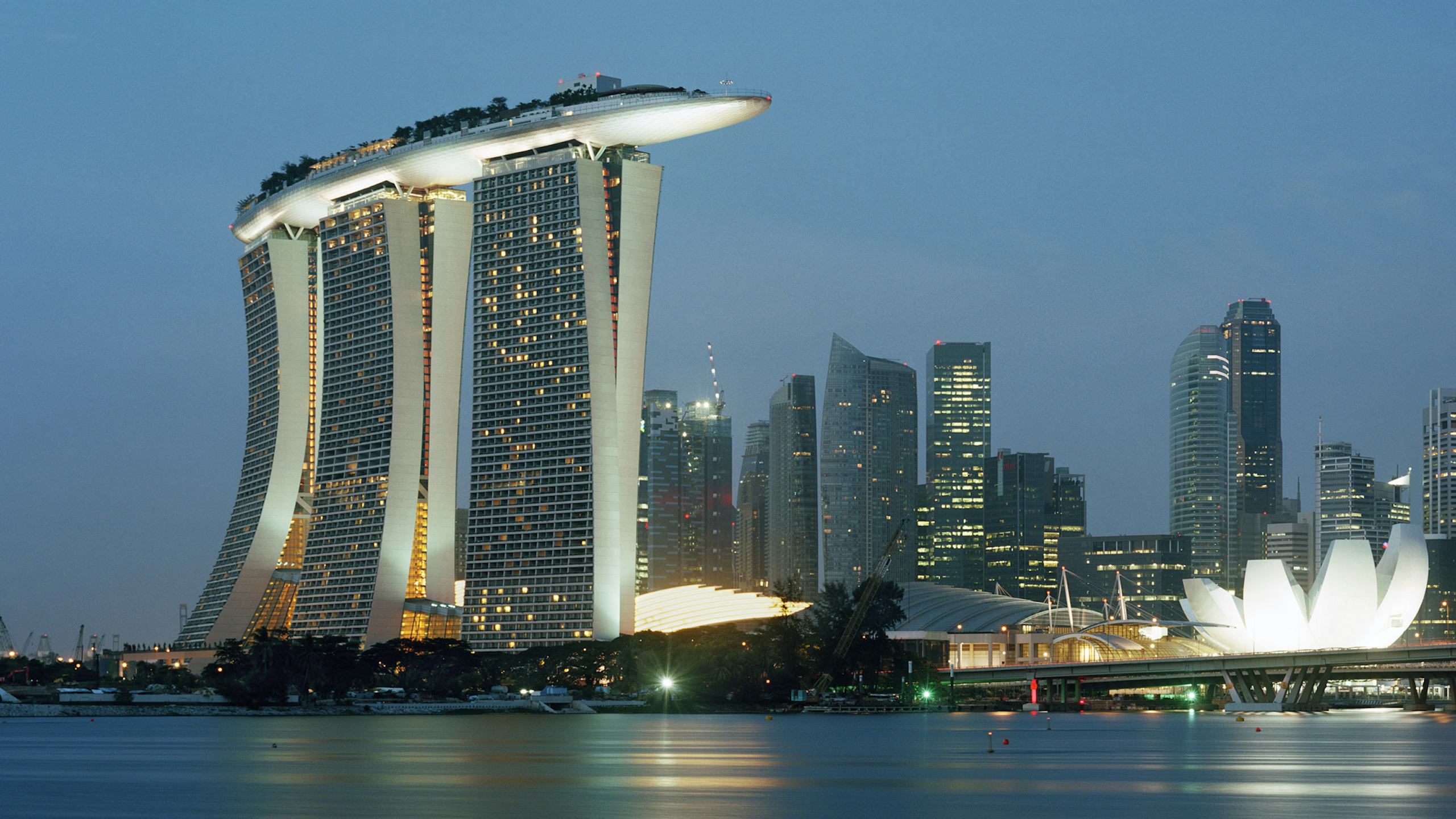 The Marina Bay Sands Hotel , Singapore